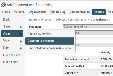 CommitmentDonation